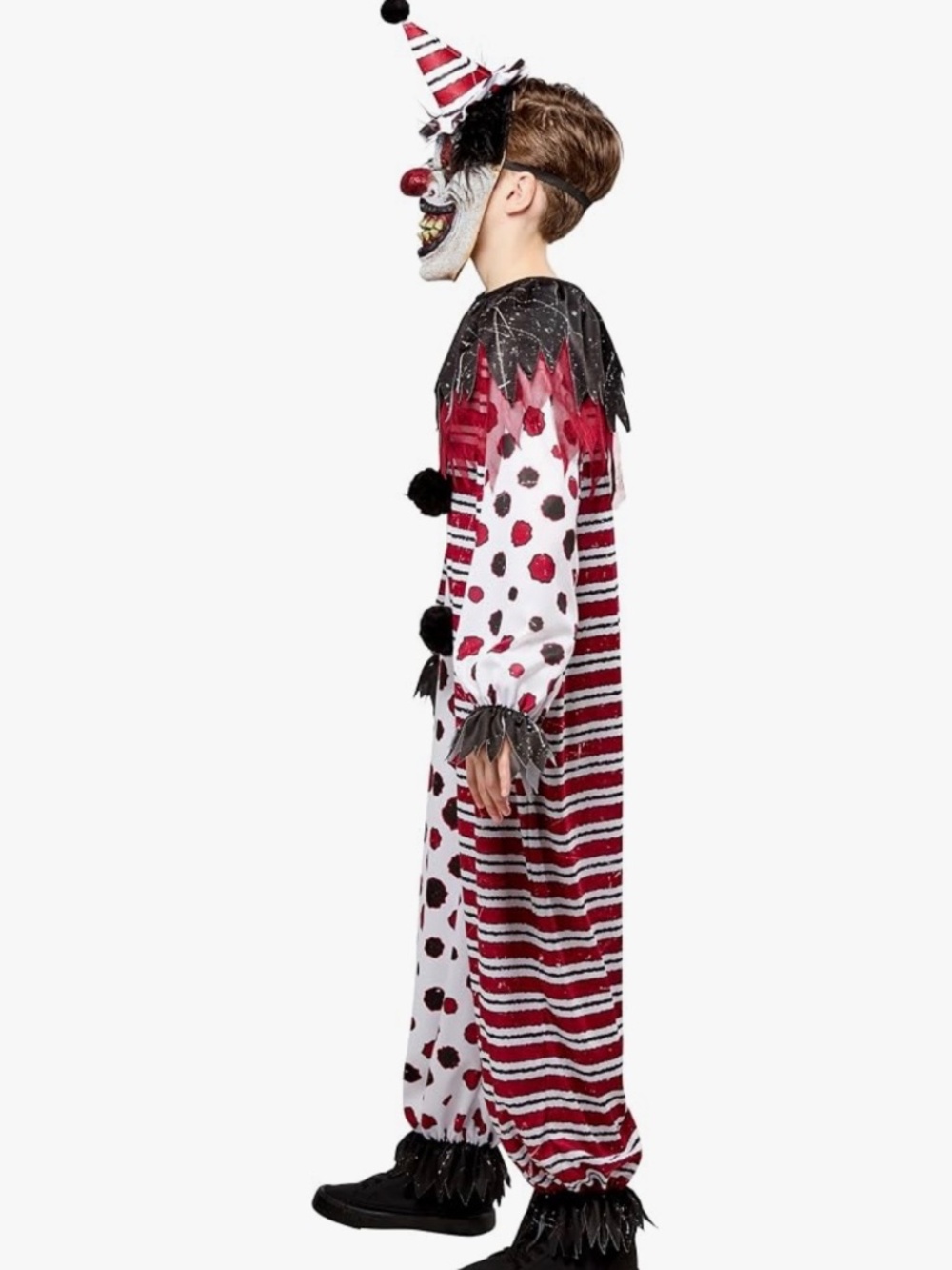 Rubies Scary Clown Halloween Costumes for Kids Size Large (10-12) Years - Picture 3 of 11